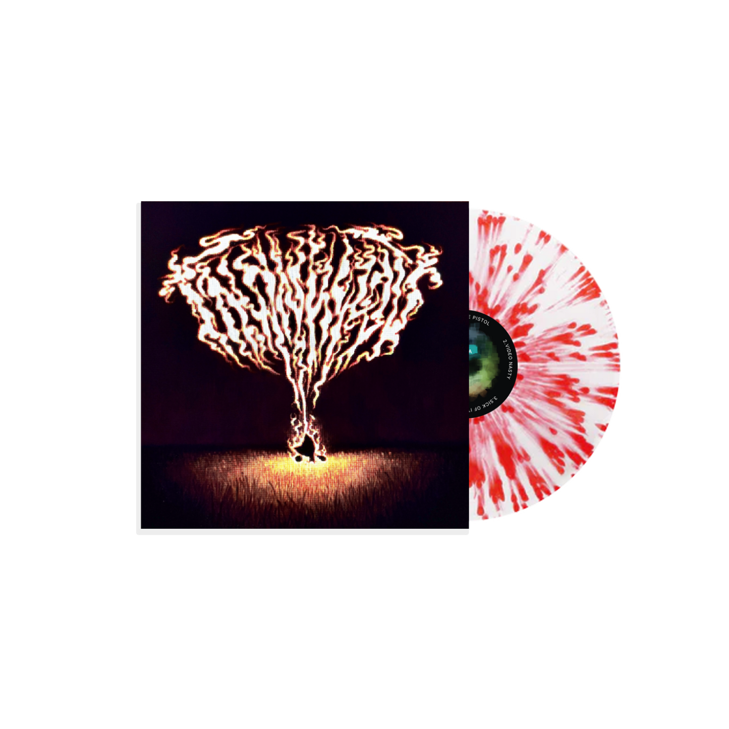 Femtanyl - Man Bites Dog Limited Edition Red, White Splatter Vinyl Record LP