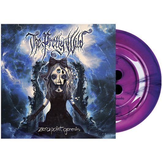 The Pretty Wild Zero.Point.Genesis limited edition button picture disc vinyl LP mockup