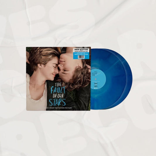The Fault In Our Stars soundtrack limited edition galaxy blue vinyl 2LP mockup