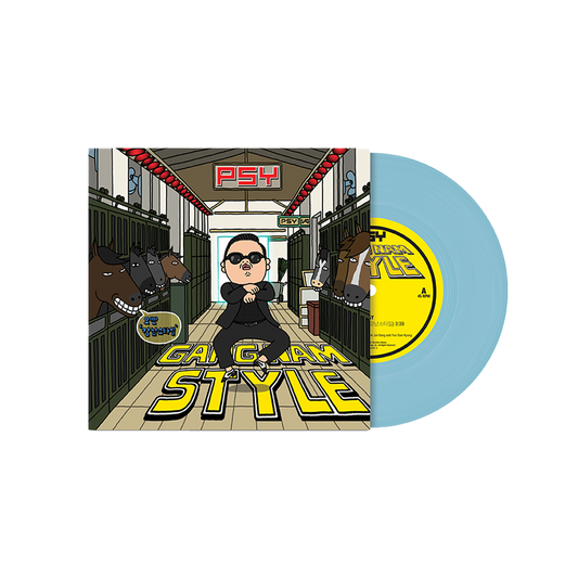 Psy - Gangnam Style Limited Edition Blue 7" Single Vinyl Record
