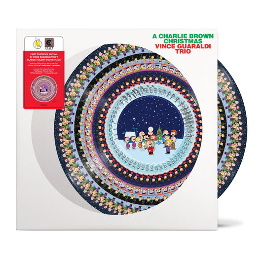 Vince Guaraldi Trio A Charlie Brown Christmas limited edition zoetrope vinyl LP mockup