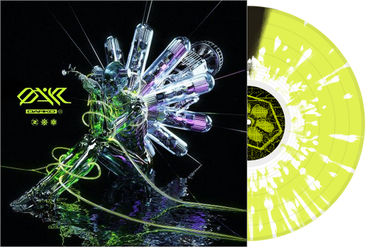 Darko Oni 2 limited edition Variant 9 yellow purple splatter split vinyl LP mockup