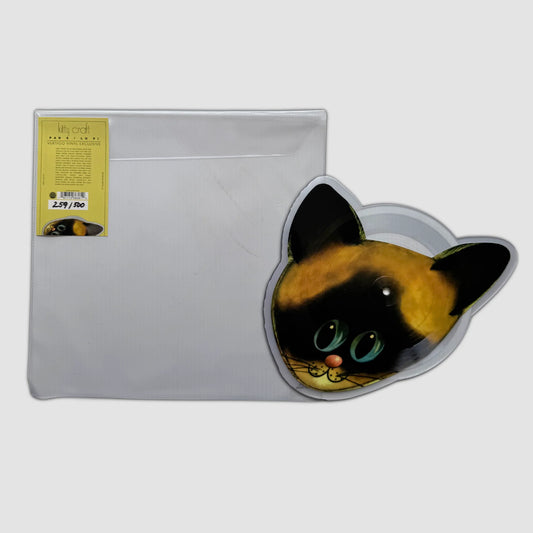 Kitty Craft Par 5 / Lo Fi limited edition cat-shaped picture disc 7 inch vinyl single mockup