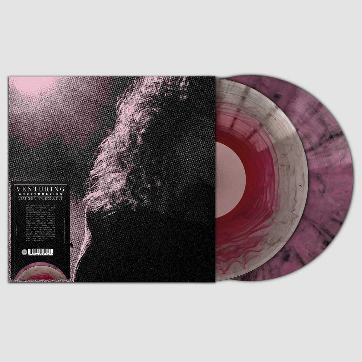 Venturing - Ghostholding Limited Edition Bloodstain, Purple Smoke Vinyl Record 2LP
