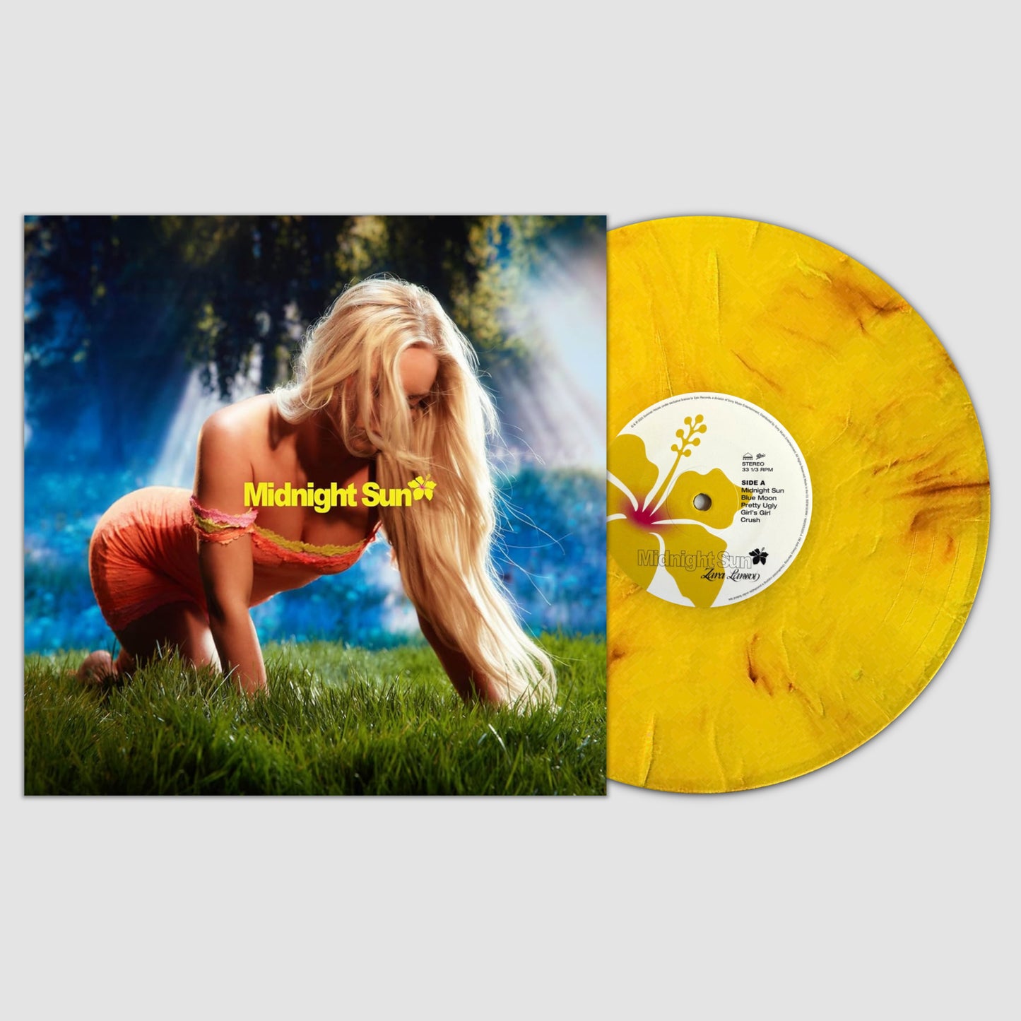 Zara Larsson - Midnight Sun Limited Edition Sun Flare Yellow Vinyl Record LP