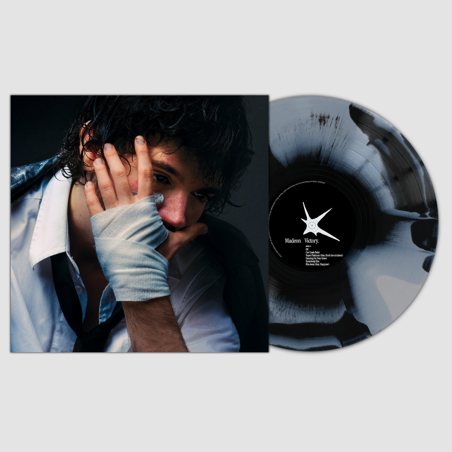 Madeon - Victory Limited Edition Black, White Haze Vinyl Record LP