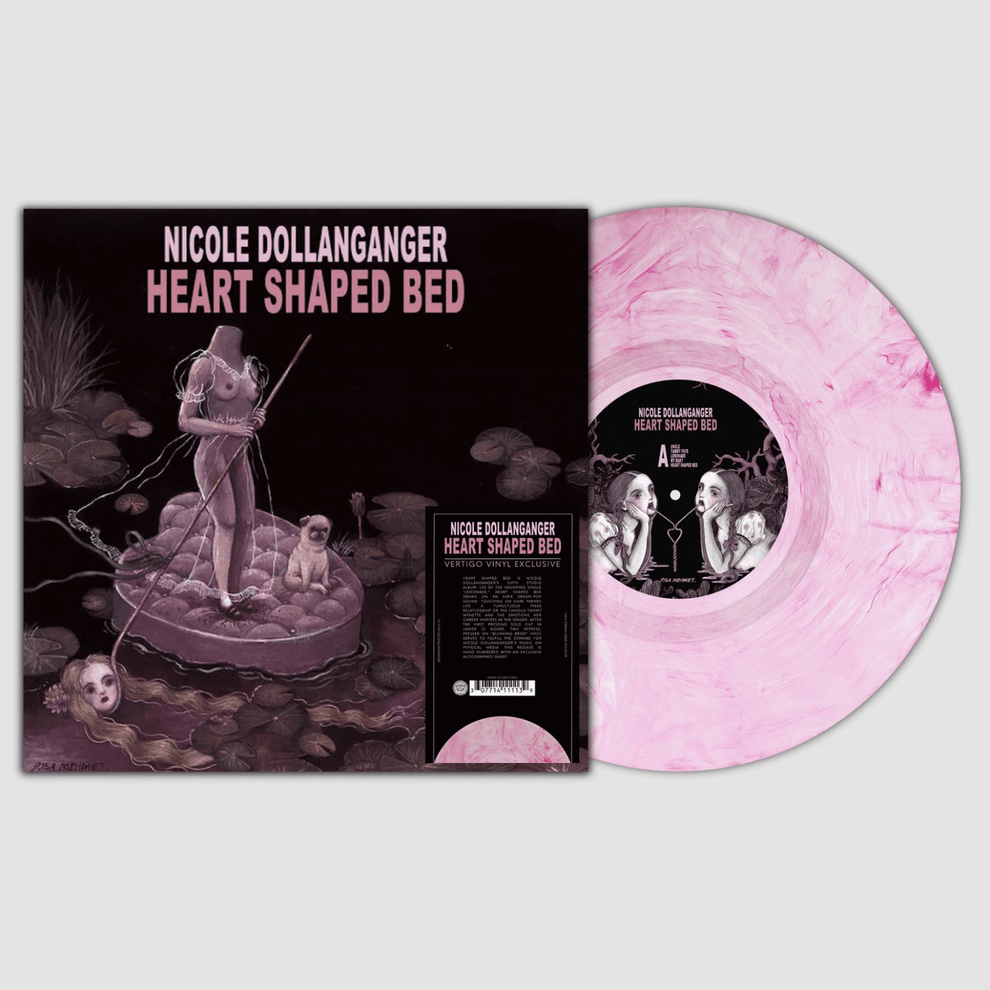 SIGNED Nicole Dollanganger - Heart Shaped Bed Limited Edition "Blushing Bride" Vinyl Record LP