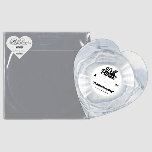 Wolf Parade - I'll Believe In Anything Limited Edition "Milky Ripple" Heart-Shaped 7" Single Vinyl Record