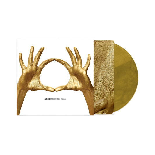 3OH!3 Streets Of Gold Limited Edition Gold Vinyl Record LP mockup