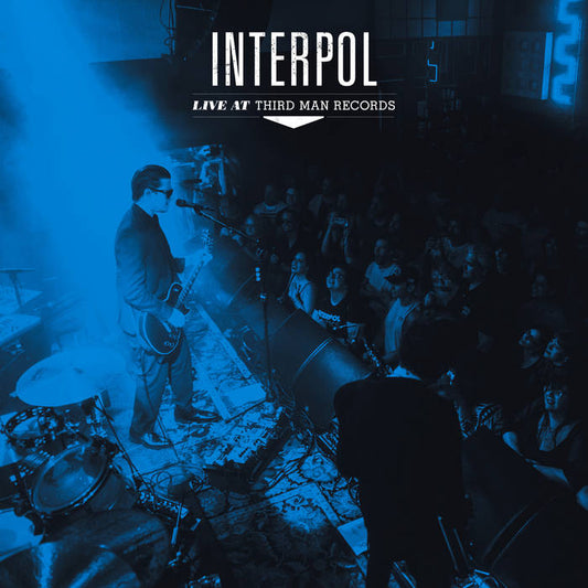 Interpol - Live At Third Man Records Limited Edition Black, Blue Split Vinyl Record LP