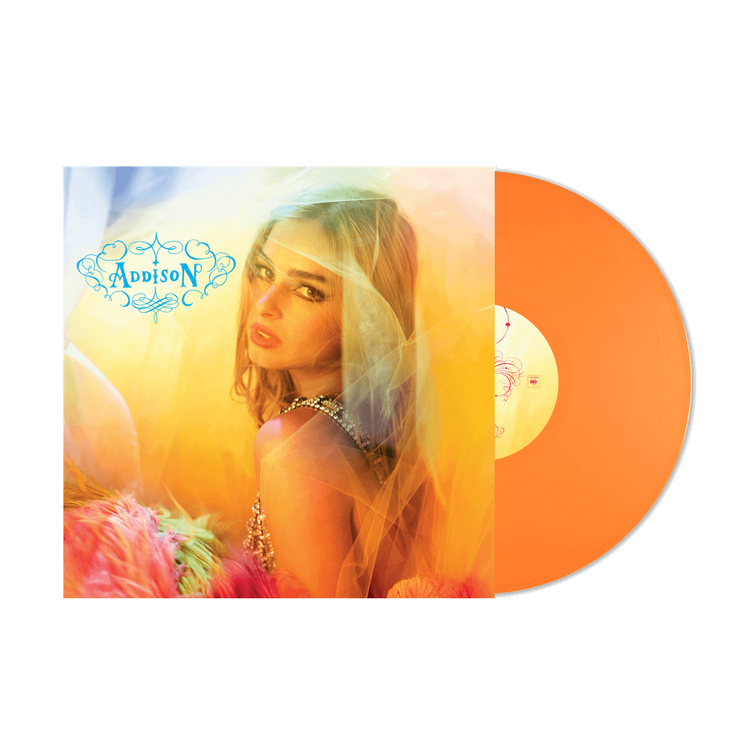 Addison Rae - Addison Limited Edition Tangerine Vinyl Record LP