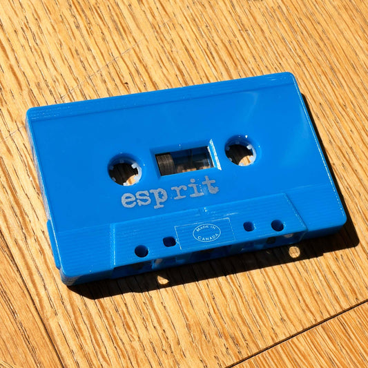 Esprit 空想 Busted Tape Blue limited edition blue cassette tape