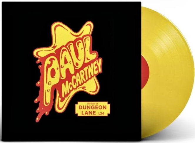Paul McCartney The Boys Of Dungeon Lane Limited Edition Yellow Vinyl Record LP mockup