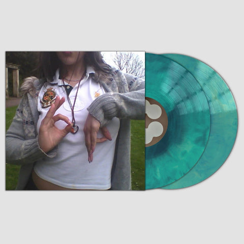 Bassvictim - Basspunk 1 + 2 Limited Edition Blue, Green Galaxy Vinyl Record 2LP (Compilation)