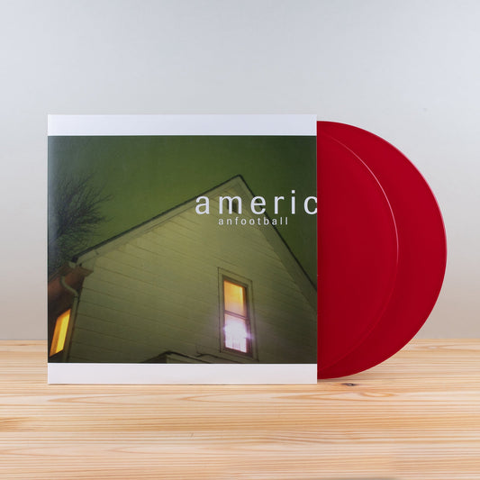 American Football American Football limited edition red vinyl 2LP mockup