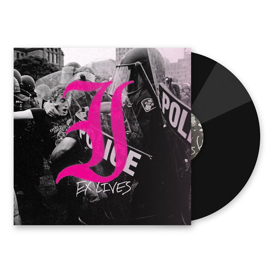 Every Time I Die Ex Lives vinyl LP mockup with picture label