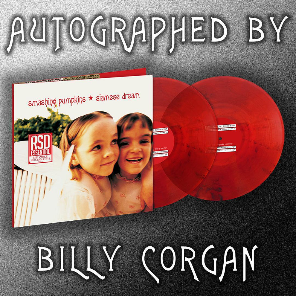 SIGNED The Smashing Pumpkins - Siamese Dream Limited Edition Red Smoke Vinyl Record 2LP