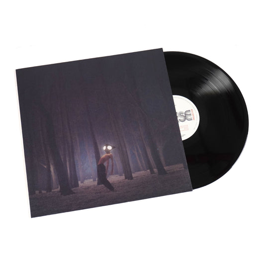 Geese Projector black vinyl LP mockup