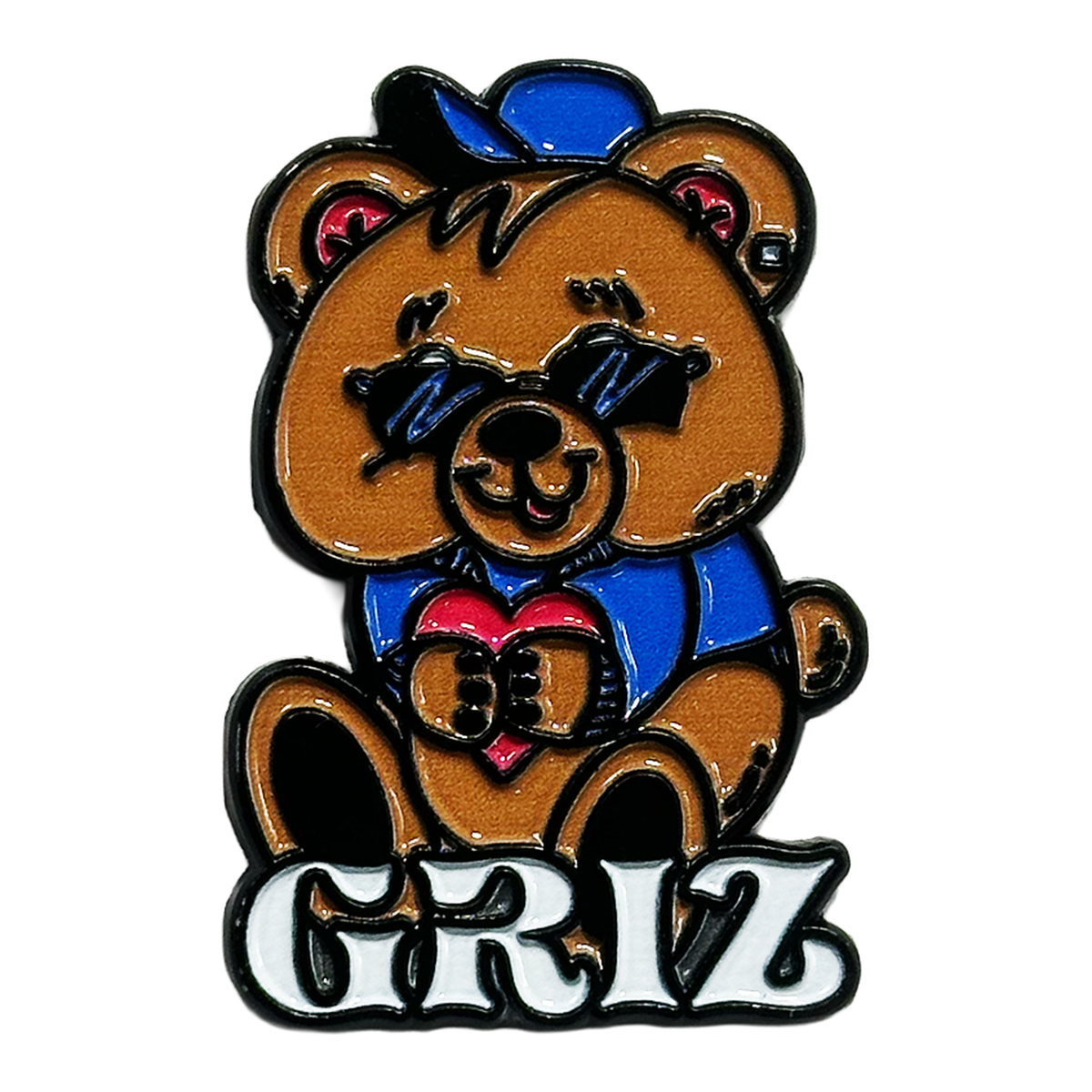 GRiZ Love Bear enamel pin