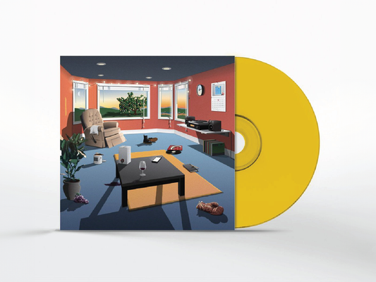 Hippo Campus Landmark limited edition yellow vinyl LP mockup