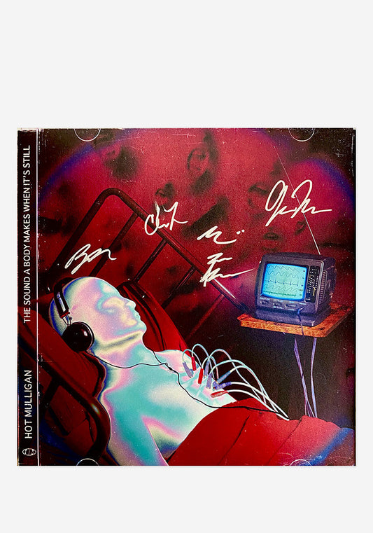 SIGNED Hot Mulligan The Sound A Body Makes When It's Still vinyl LP autographed jacket