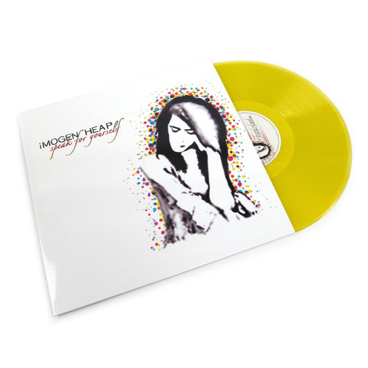 Imogen Heap Speak For Yourself Limited Edition Transparent Yellow Vinyl Record LP mockup