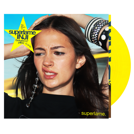 SIGNED INJI - Superlame Limited Edition Yellow Vinyl Record LP