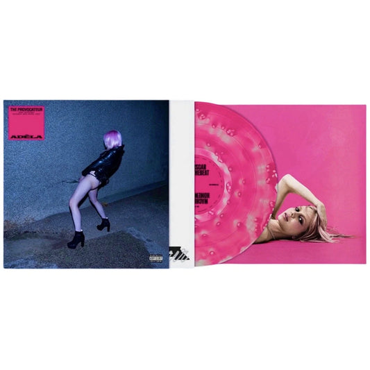Adéla The Provocateur limited edition ghostly pink 12 inch vinyl EP mockup