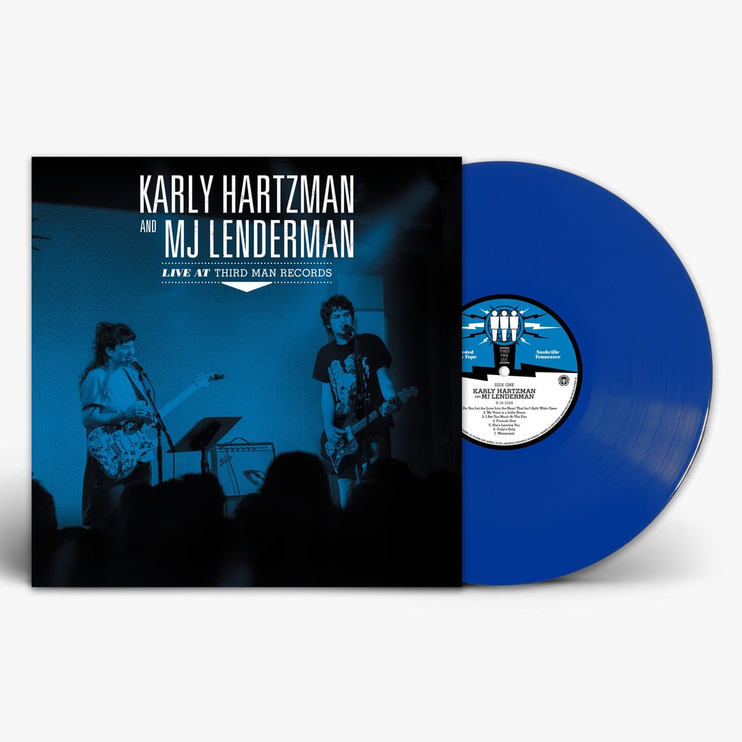 Karly Hartzman And MJ Lenderman - Live At Third Man Records Limited Edition Blue Vinyl Record LP