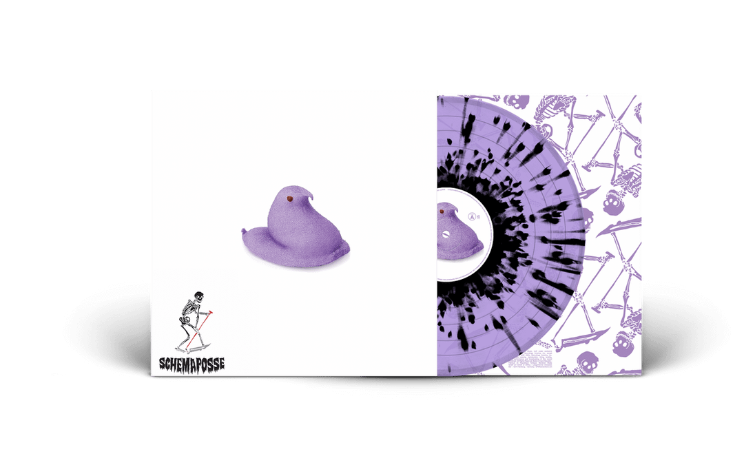 Lil Peep Lil Peep: Part One (Ten Year Anniversary) limited edition purple, black splatter vinyl LP mockup