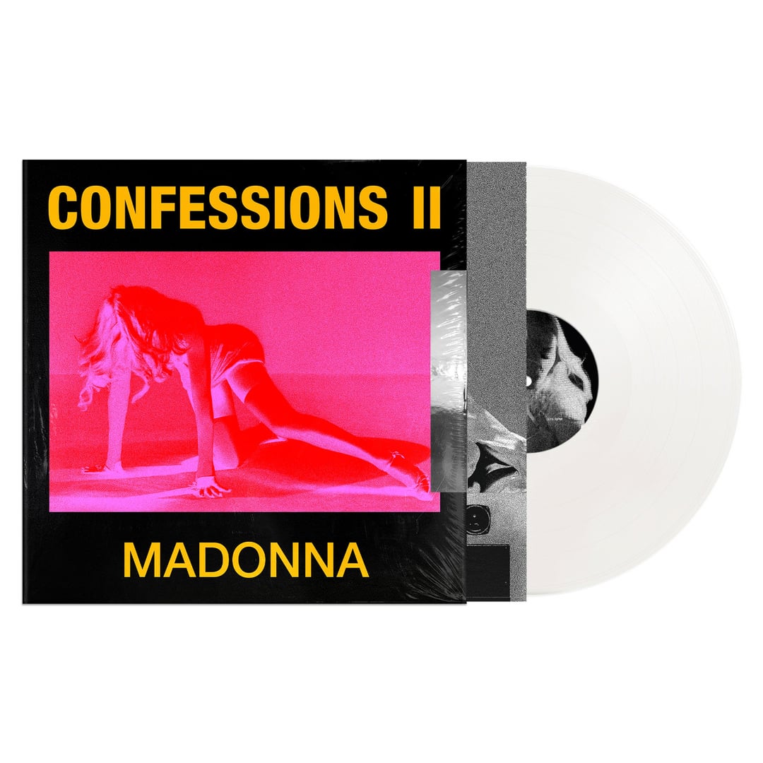Madonna - Confessions II Limited Fans First Edition Milky Clear Vinyl Record LP
