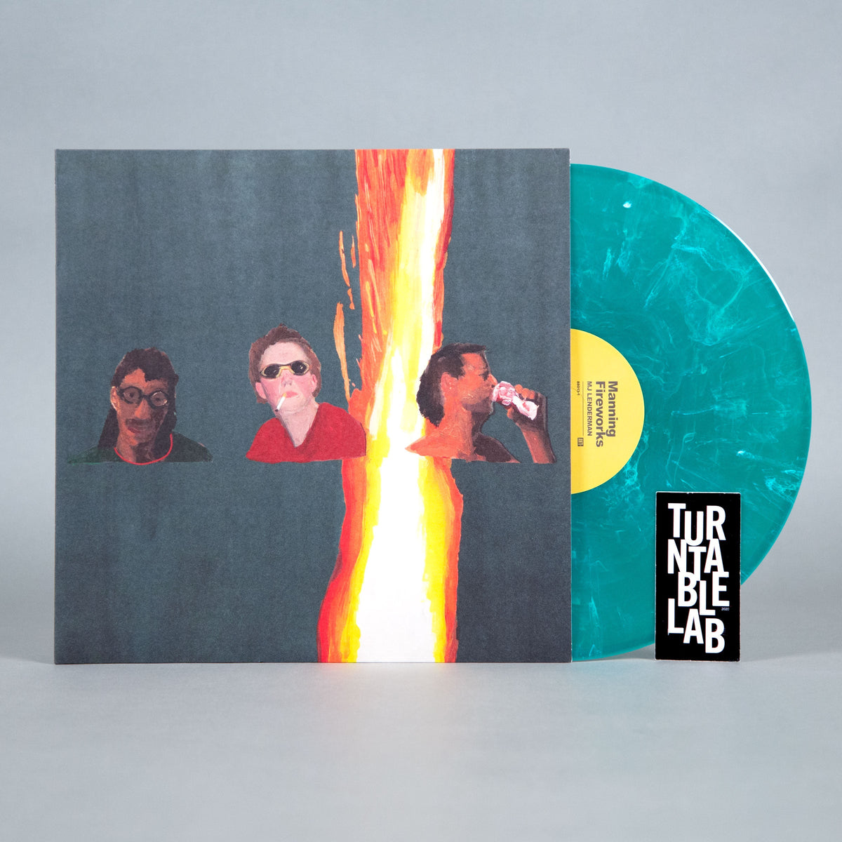 MJ Lenderman Manning Fireworks Limited Edition Green Forest Vinyl Record LP mockup