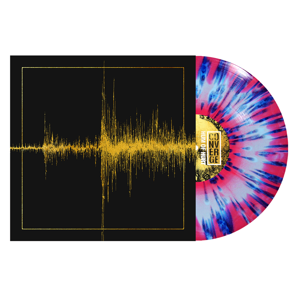 Converge Hum Of Hurt limited edition Hum of Hurt splatter vinyl LP mockup