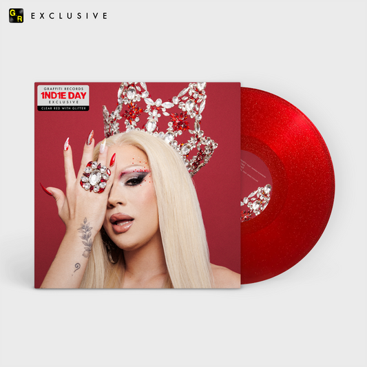 Lemon Zestiny (Vol. 1) limited edition clear red glitter 12 inch vinyl EP mockup