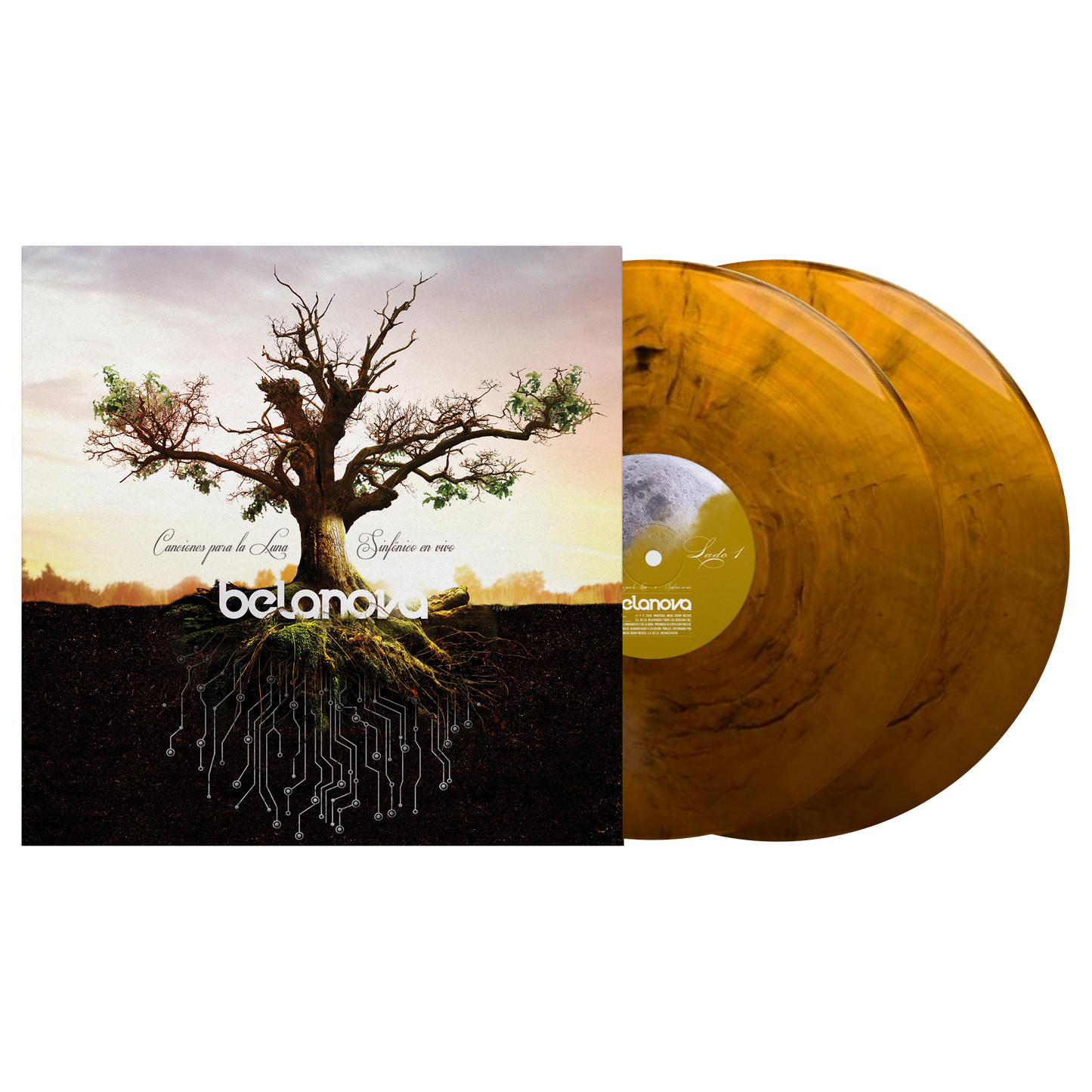 Belanova - Canciones Para La Luna: Sinfónico En Vivo Limited Edition Tiger's Eye Vinyl Record 2LP