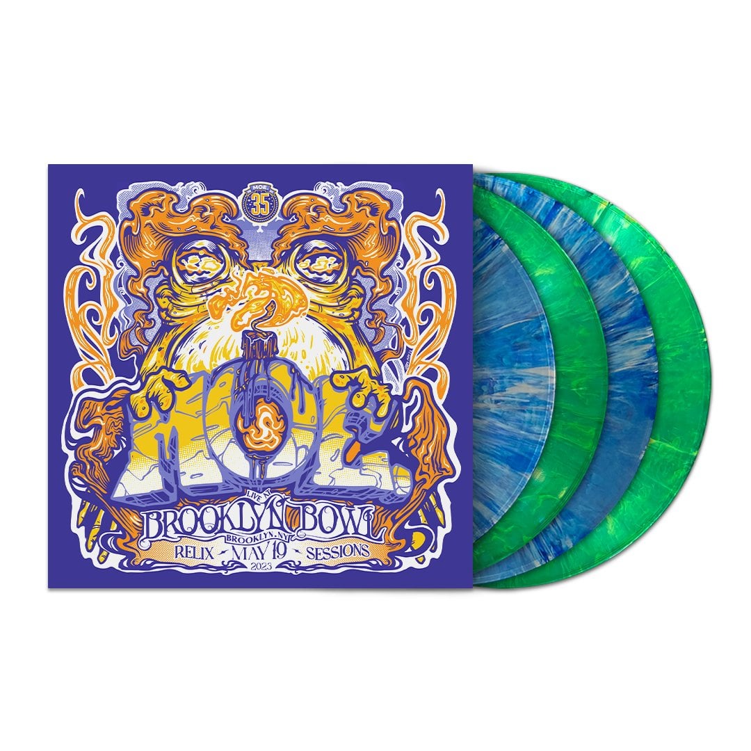 Moe. - Relix Sessions (Live At Brooklyn Bowl - May 19th, 2023) Limited Edition Blue, Green Vinyl Record 4xLP