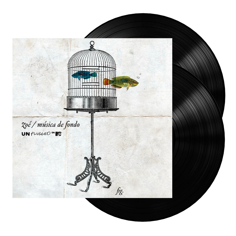Zoé - Música De Fondo (Unplugged On MTV) Limited Edition Vinyl Record 2LP