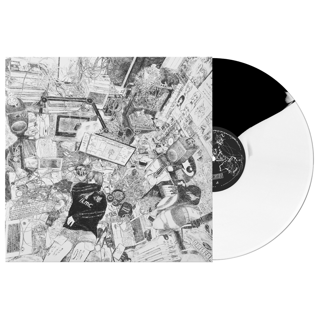 Ninajirachi - I Love My Computer Limited Edition Black, White Split Vinyl Record LP