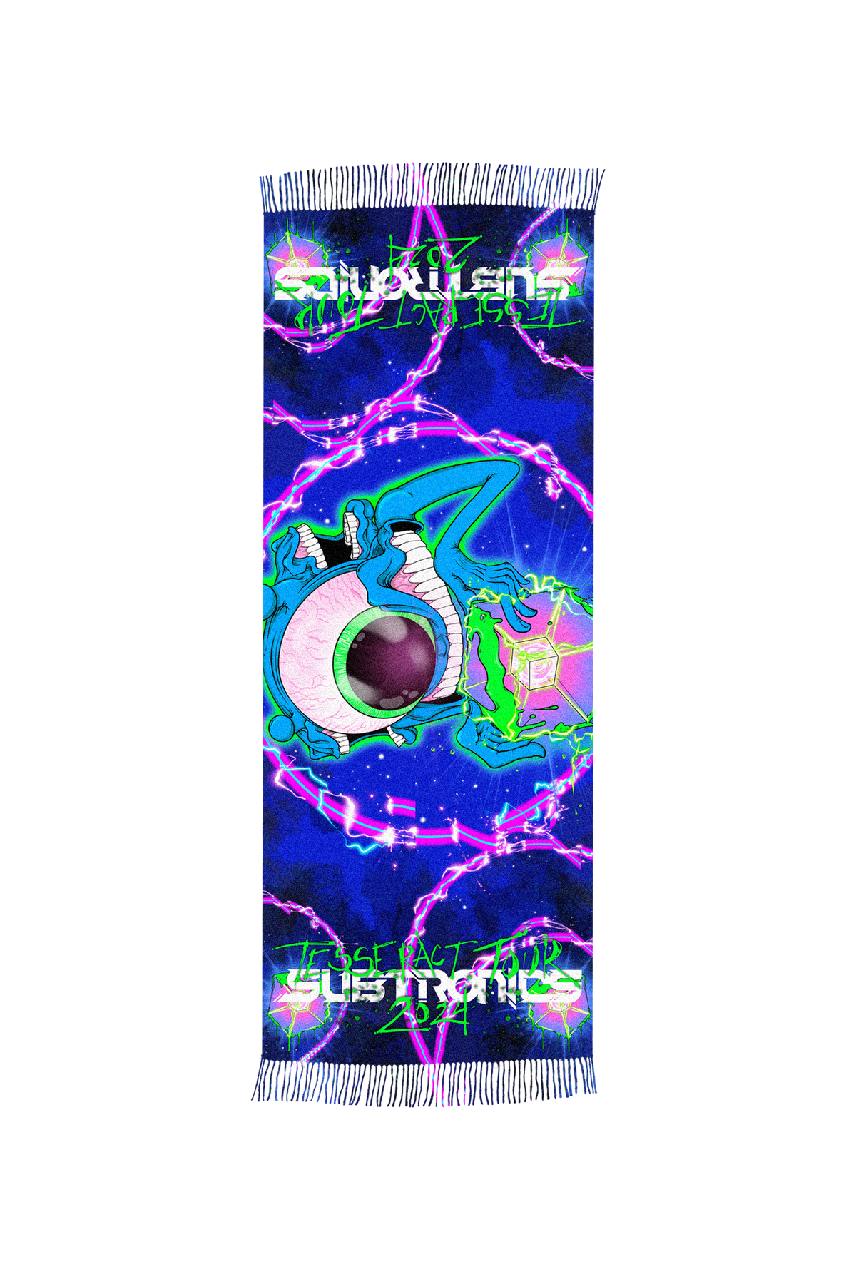 Subtronics Tesseract x Aaron Brooks pashmina