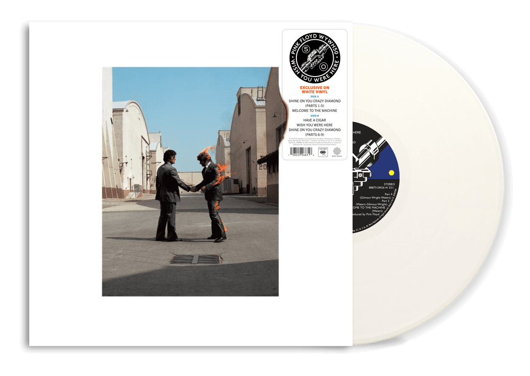 Pink Floyd - Wish You Were Here Limited Anniversary Edition White Vinyl Record LP