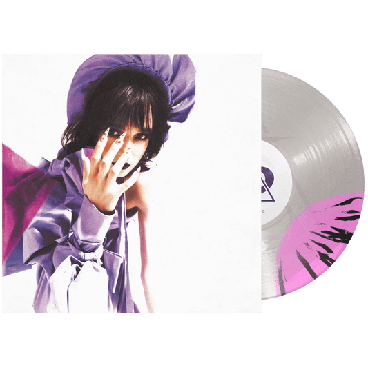 Poppy Eat limited edition violet moonphase + splatter vinyl LP mockup