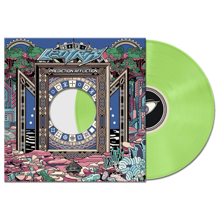 Leotrix Prediction Affliction limited edition green vinyl LP mockup