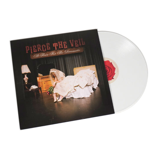 Pierce The Veil A Flair For The Dramatic limited edition white vinyl LP mockup