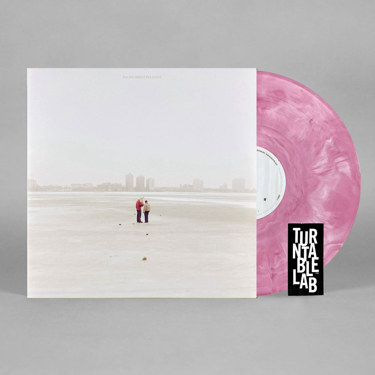 Racing Mount Pleasant limited edition red galaxy vinyl 2LP mockup