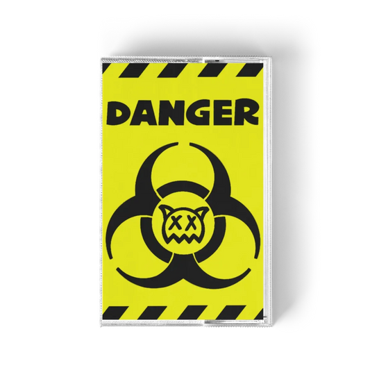 Ren Sick Boi limited Biohazard edition neon cassette tape mockup
