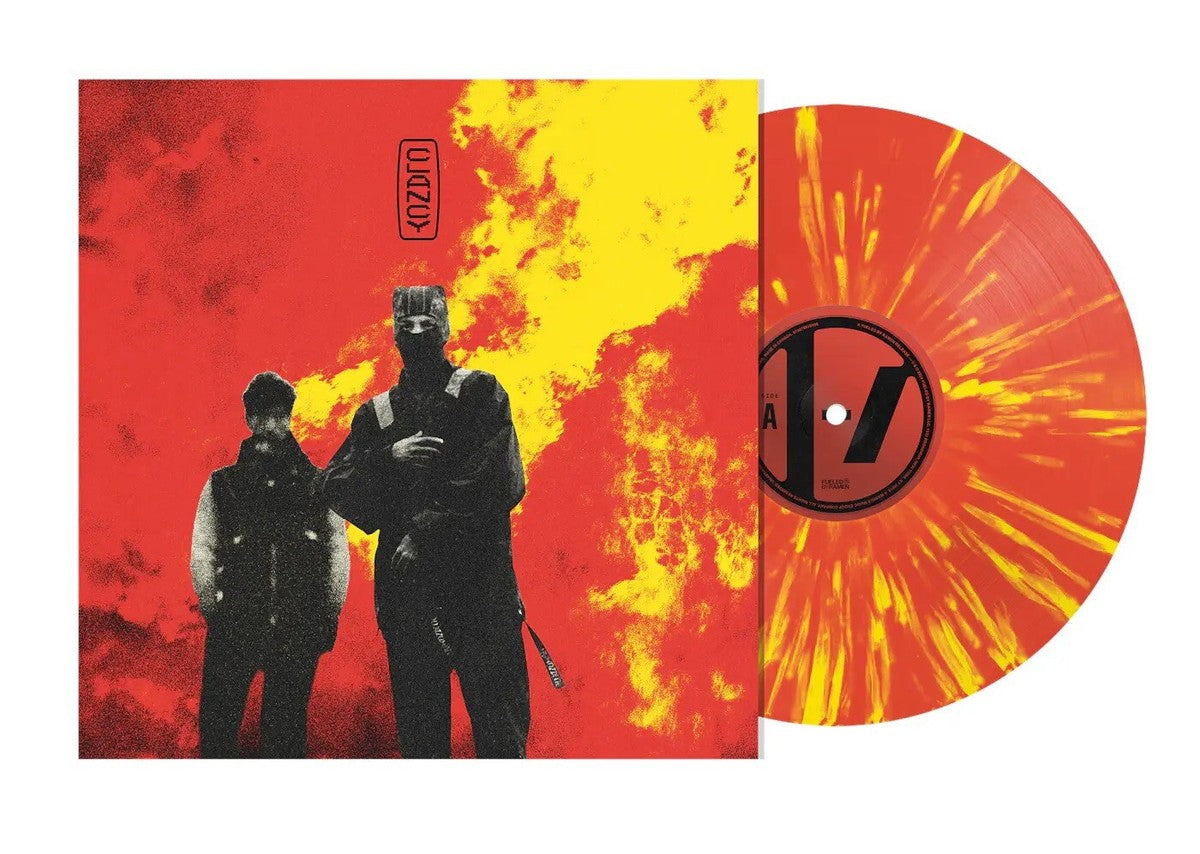 Twenty One Pilots Clancy limited Spotify Fans First edition red, orange splatter vinyl LP mockup