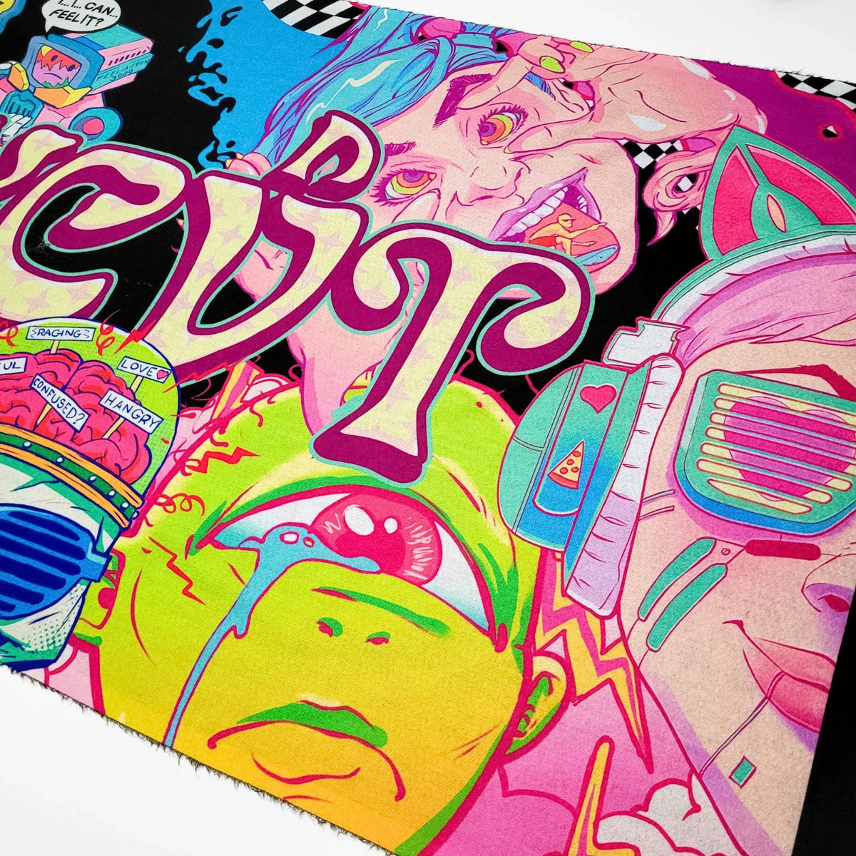 ALLEYCVT Feel It pashmina print close-up