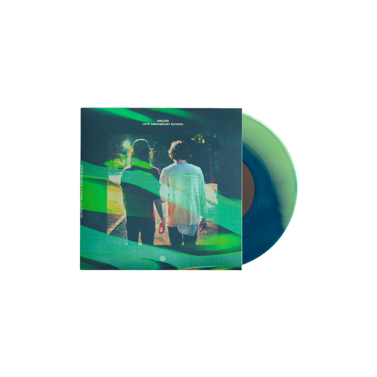 Porter Robinson & Madeon - Shelter 10th Anniversary Edition Green, Blue 7" Single Vinyl Record