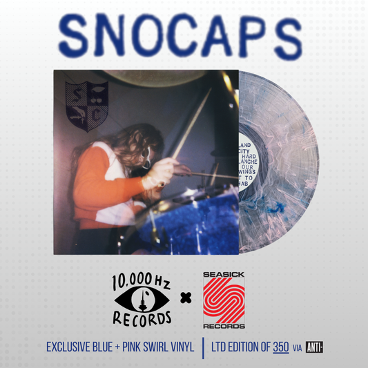 Snocaps Snocaps Limited Edition Blue, Pink Swirl Vinyl Record LP mockup