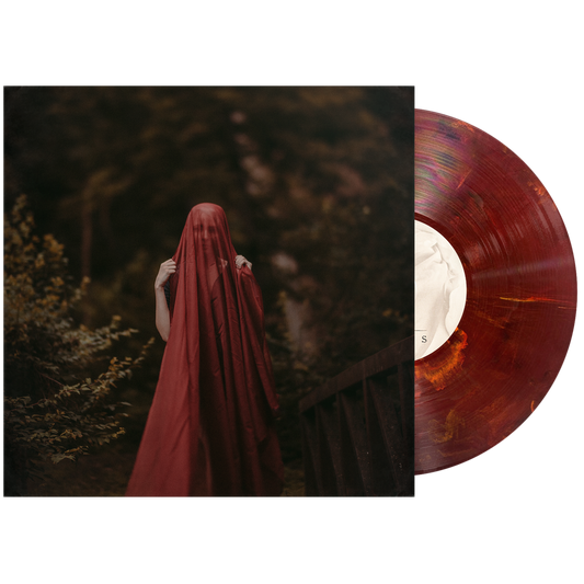 Bad Omens Bad Omens limited edition red + black, yellow marble vinyl LP mockup with cover